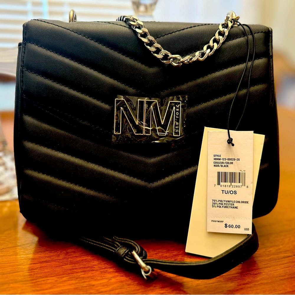 Nicole Miller  NWT Black Purse